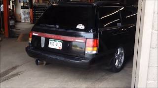 HKS and Godsnow Exhaust Sounds On A 1992 Subaru Legacy SS