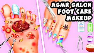 ASMR Salon: Foot Care Makeup Gameplay | Android Role Playing Game screenshot 2