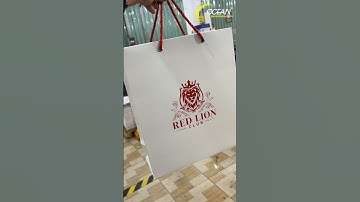 Siêu phẩm túi giấy vừa được hoàn thành tại In Ấn Đại Dương. #tuigiay #intuigiay #fyp #inandaiduong