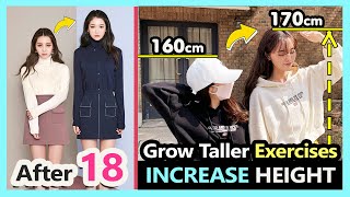 [100% Effective] INCREASE HEIGHT AFTER AGE 18 | Grow Taller 3-5-7 CM |  Exercises & Stretches