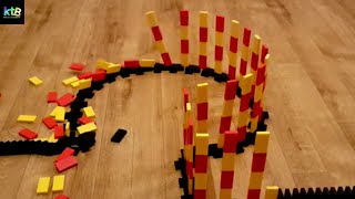 Slow Motion Dominoes