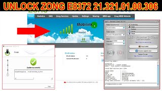 Unlock Zong 4G Evo Device Old Version E8372H-153 21.321.01.00.306 With Huawei Web Ui Page 100% Work