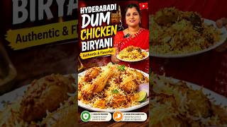 Hyderabadi Dum Chicken Biryani🔥Authentic Flavor&amp;Ultimate taste #nonveg #chickenbiryani #viralrecipe