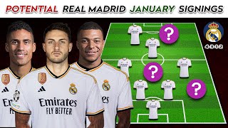 Real Madrid January Confirmed Transfers & Rumors | Mbappe & Varane Giménez | Update 1st January 2024