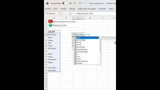 Devolver valores Únicos en Excel, omitiendo celdas vacías #short