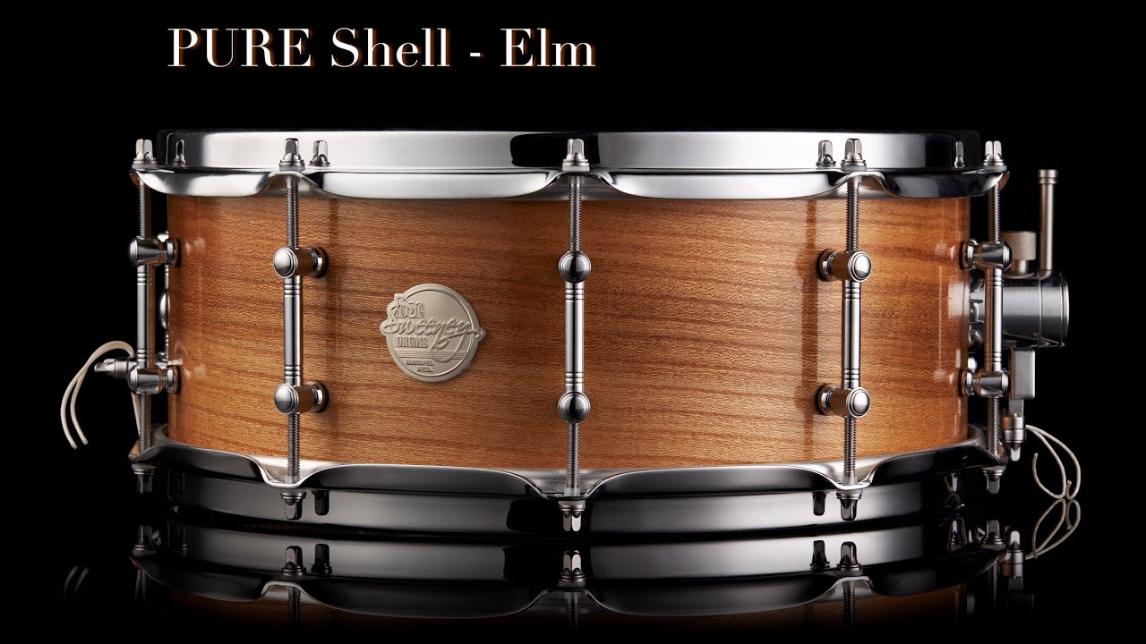 Doc Sweeney Drums PURE series Elm Snare Drum