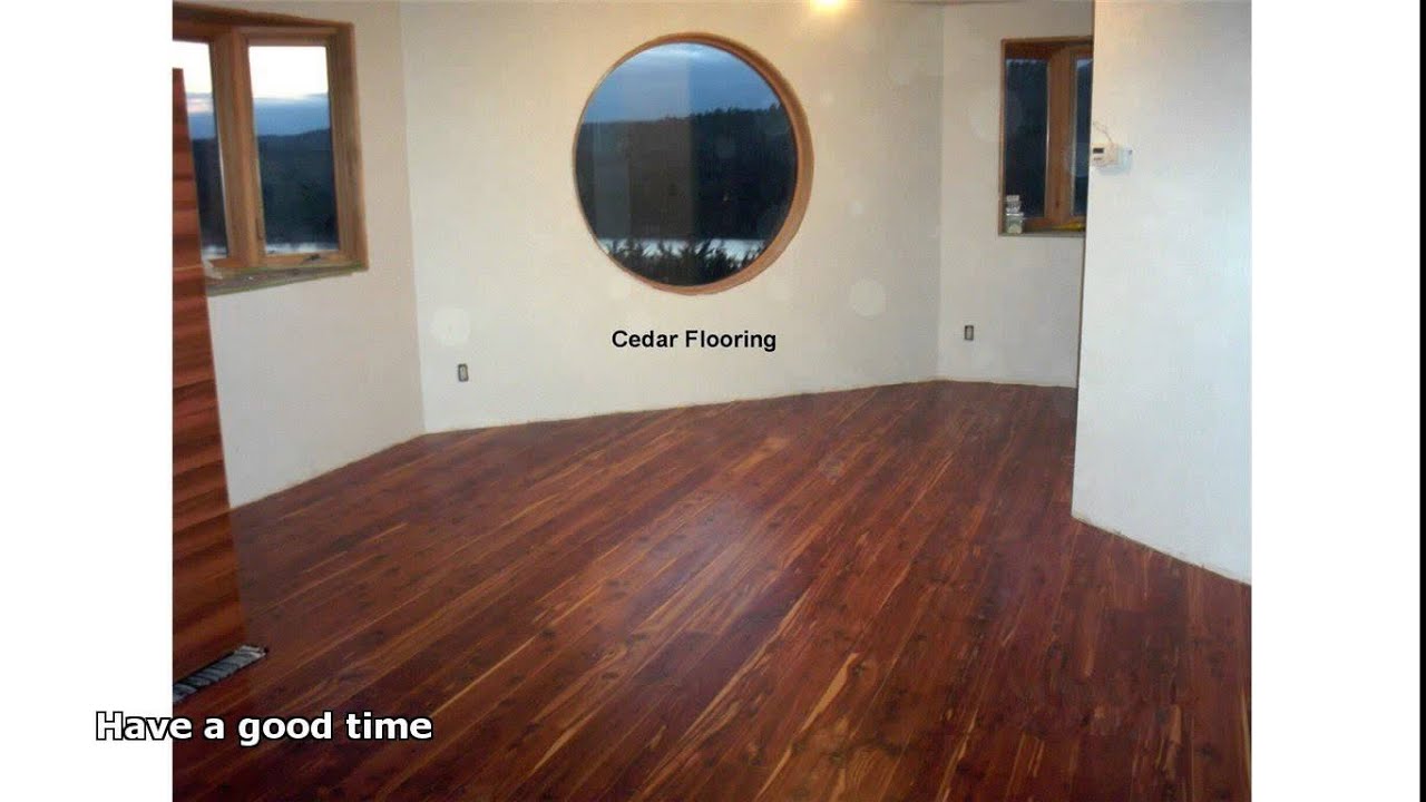 cedar flooring - YouTube