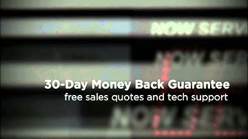 2-digit Take-A-Number VoiceBox System with Counter Top Stand