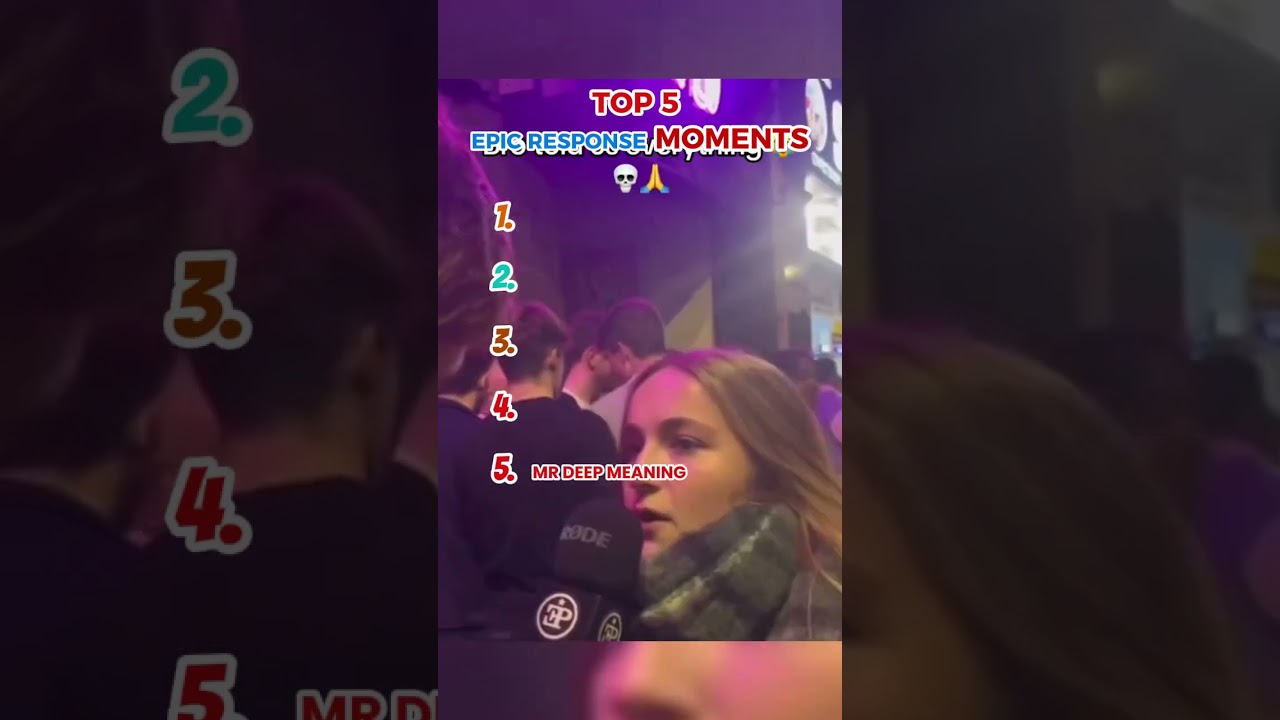 top 5 EPIC RESPONSE moments