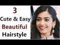 3 very easy hairstyle - different easy hairstyle | open hairstyle | ponytails | hairstyle