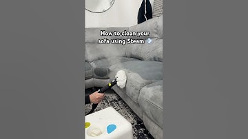 How to clean your sofa using Steam #steamclean #steamcleaner #sofacleaning #cleaningtips #asmrclean