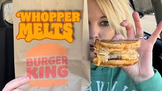 Burger King New Whopper Melt Review