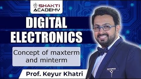 Minterm and Maxterm in Standard SOP and Standard POS Term | Digital Electronics ||