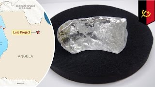 Largest diamond in Angola, Africa: 404 carat diamond found by Lulo Diamond Project - TomoNews