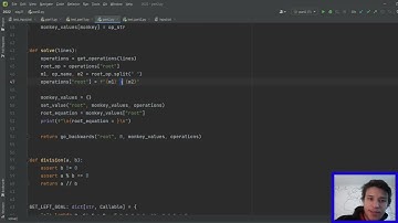 Advent of Code 2022, Day 21, Python Solution
