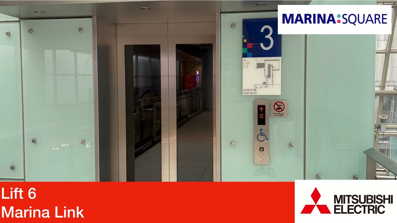Marina Square || Mitsubishi Elevator (Lift 6 | Marina Link)