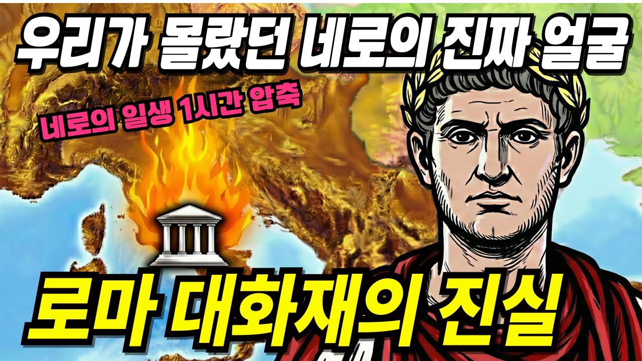 네로는 정말 로마를 불태웠을까? | 폭군으로 기록된 황제 네로, 그의 진짜 얼굴