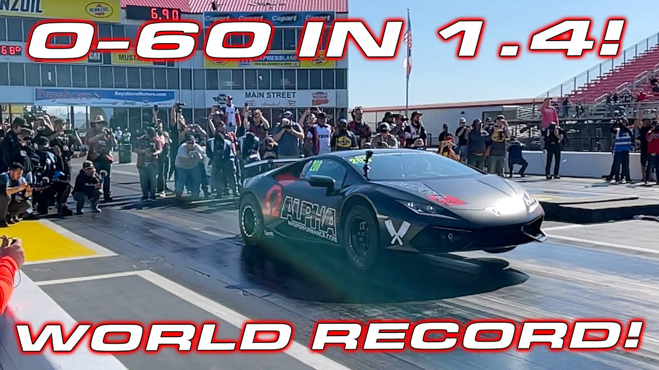 3,000+ HP Lambos at TX2K * AMS sets World Record Huracan 1/4 Mile * 0-60 MPH in 1.4 seconds