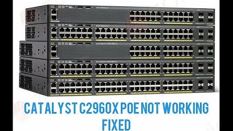 Catalyst c2960x 48fpsl power controller error ;  poe not working repair. ports not working