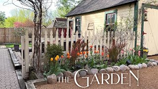 Spring Garden Tour Vlog  New Plants  Flower Planter Ideas (Also New Book & Other Projects)