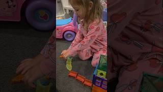 Toddler STEM Fun with Magnetic Tiles