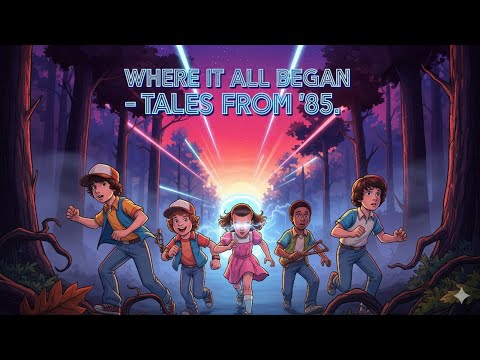 If STRANGER THINGS was an 80s Cartoon📺 #strangerthings
