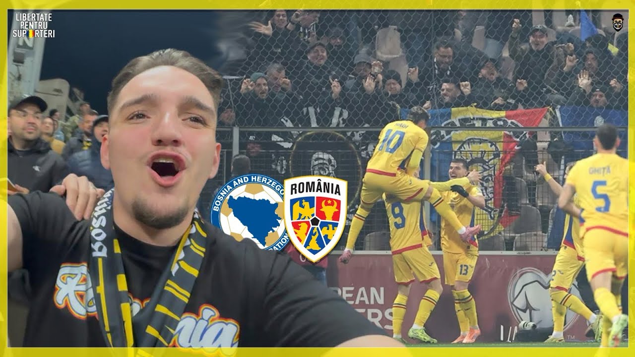 CU TINE NE PETRECEM ZILELE, DIMINEȚILE ȘI NOPȚILE | BOSNIA vs ROMÂNIA 3-1