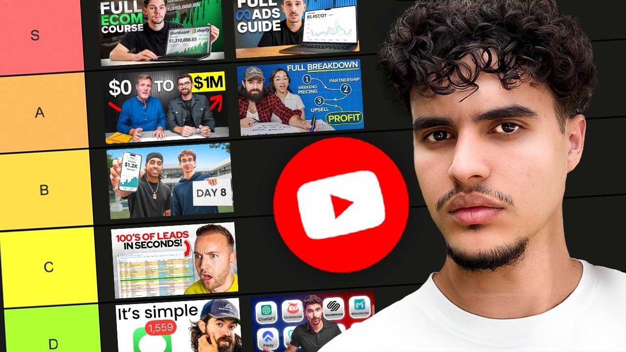YouTube Content TIER LIST: What Videos Actually Make Money?