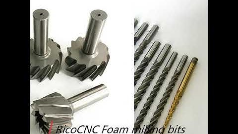 Long Foam Cutting Tools EPS Milling Router Bits Ballnose Flat End and Conical