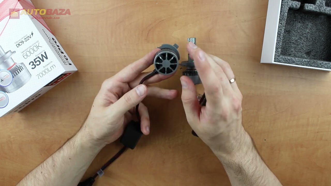 LED лампа SHO-ME F6 Pro H4 35W