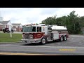 South Salem FD Engine 166 + Tanker 2 + Engine 167 Responding