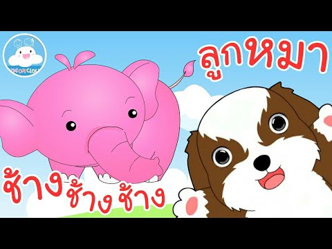 เพลงช้างช้างช้าง & เพลงลูกหมา เพลงเด็กน้อยวัยอนุบาล @KidsOnCloud