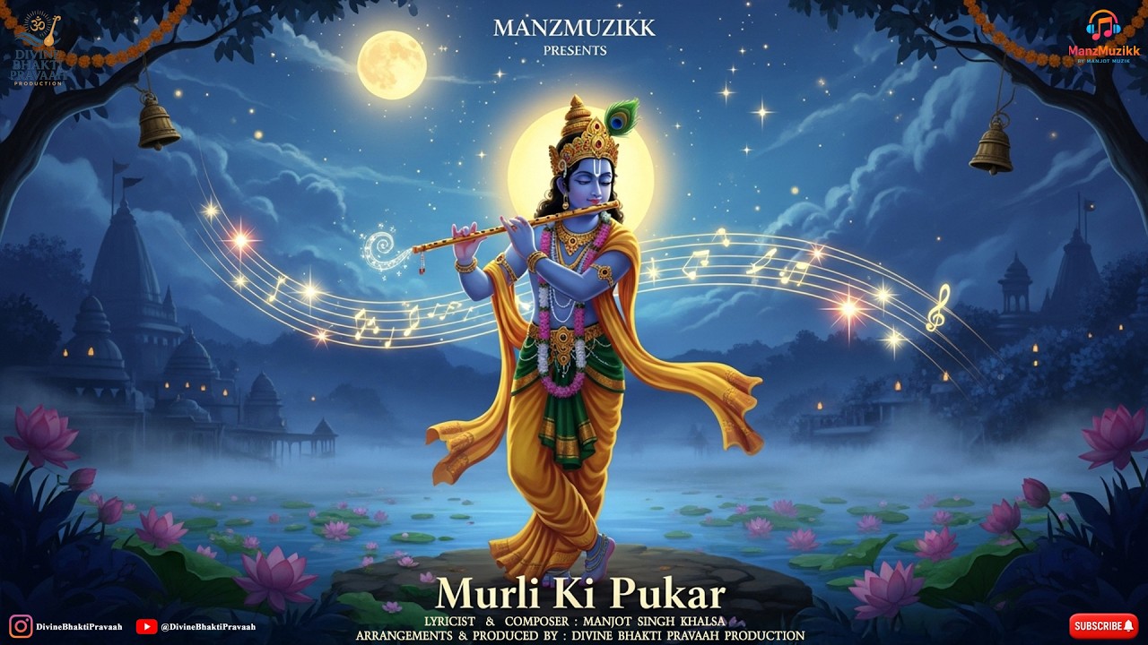 Murli Ki Pukar | Krishna Flute Song for Peace, Bhakti & Meditation | Divine Bhakti Pravaah
