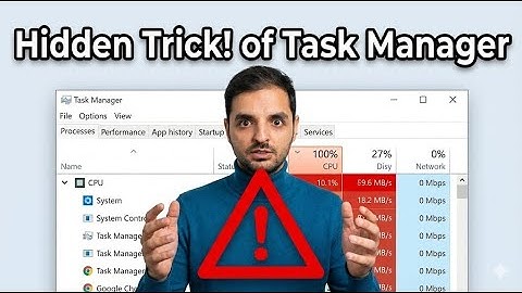 Task Manager Trick for beginners