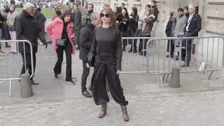 Saint Jhn and Ivy Getty at the Stella McCartney Fashion Show in Paris