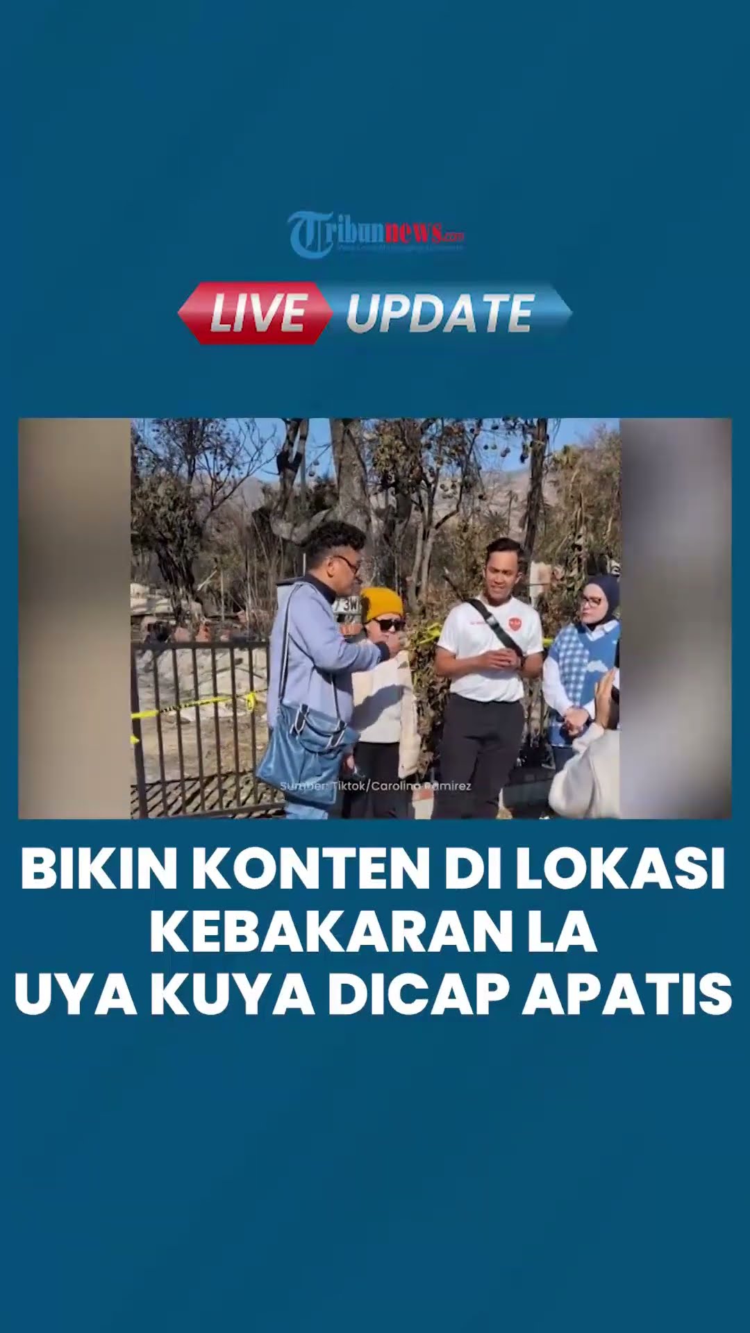 Uya Kuya Kembali Jadi Sorotan seusai Dicap Tak Berempati Buat Konten di Lokasi Kebakaran Los Angeles