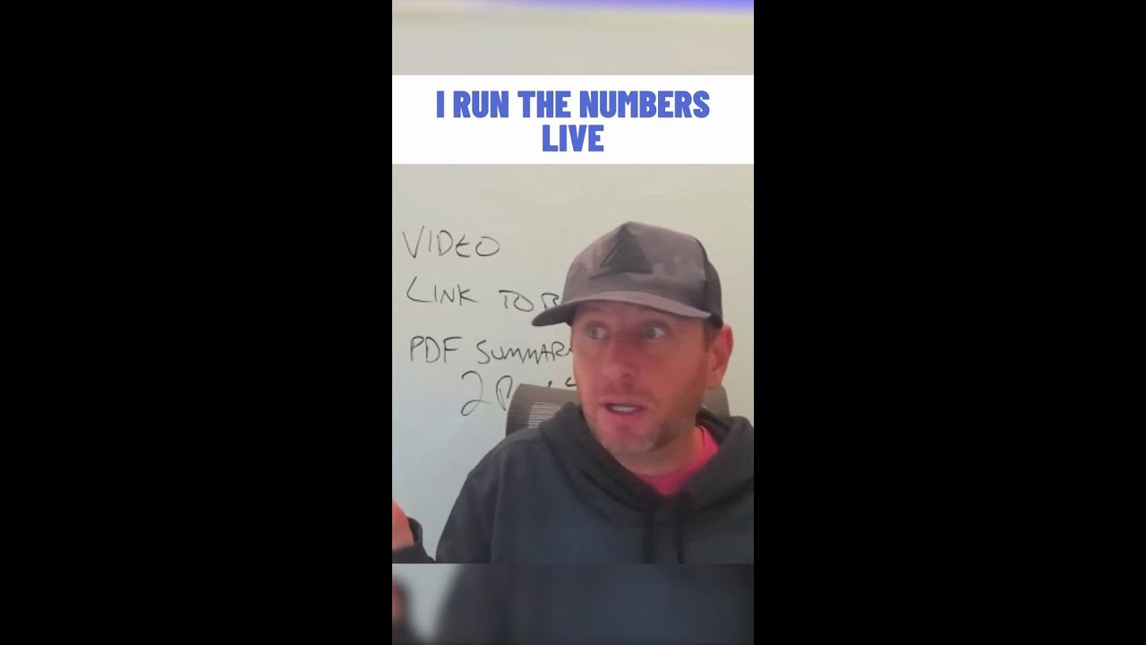 I Run the Numbers Live