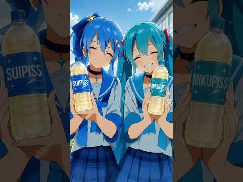 suipiss vs mikupiss #初音ミク #星街すいせい #ホロライブ #ボーカロイド