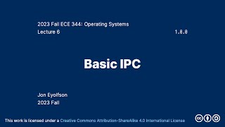 Basic IPC (2023 Fall ECE 344 Section 1)