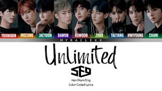 Video thumbnail of "SF9 (에스에프나인) - Unlimited Lyrics [Color Coded-Han/Rom/Eng]"