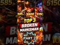 MLBB Top 3 OP Marksman 2026 ⚡ Back line Delete Machines!