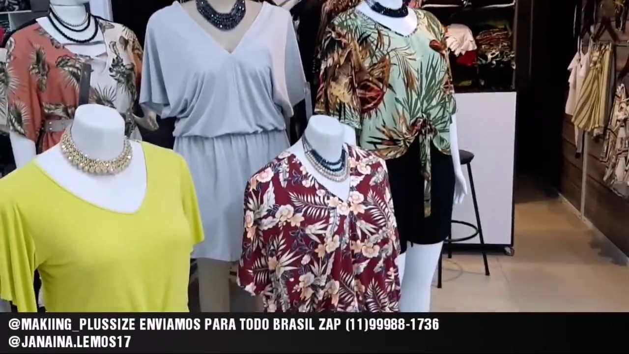 moda plus size no brás 2019