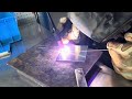 Andeli tig250pro acdc ac mode tig welding of 1mm aluminum plate