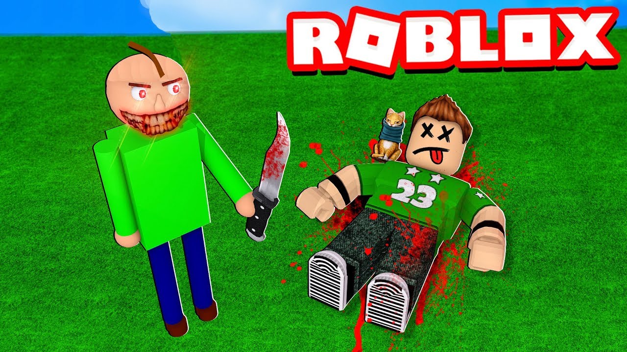 Cuidado Con Baldi En Roblox Youtube - el nuevo juego aterrador de baldi en roblox youtube