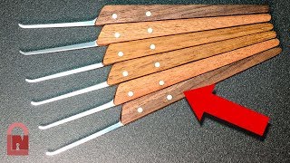 Making Beautiful Custom Lock Picks