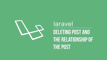 Laravel 5.2 Deleting post and users with relationship