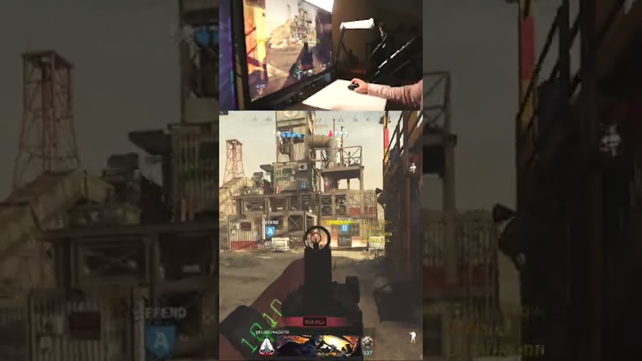 Satisfying flicking in Call of Duty