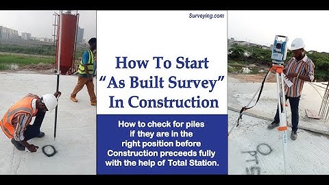 How to Use Resection Method for As built Survey in Construction
