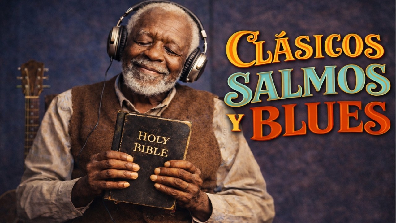 Clásico Cristianos Oldies 🎸 BLUES Con Salmos Cantados y Fe Profunda