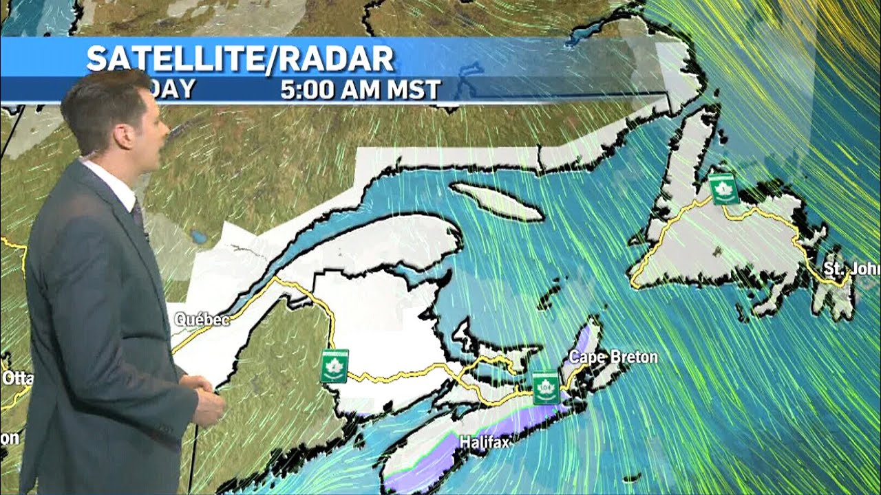 Major winter storm headed towards Atlantic Canada - YouTube